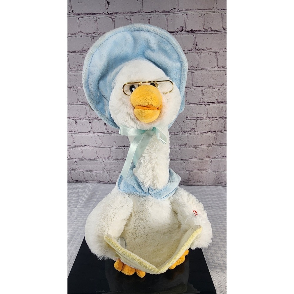 Mother Goose Animated Story Telling Nursery Rhymes Plush Cuddle Barn EASTER